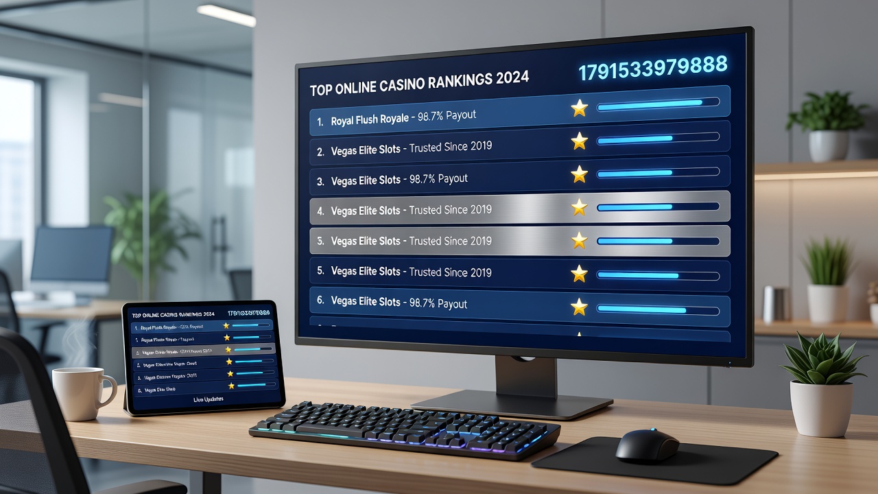 Detailed view of casino game categories and player metrics