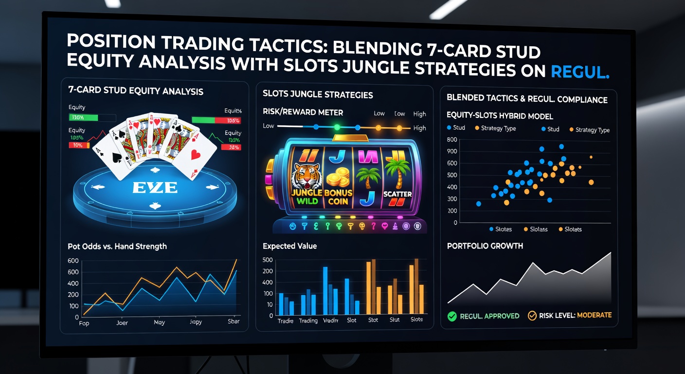 Regulated exchange dashboard displaying simultaneous 7-card stud equity curves and slot volatility metrics during active trading
